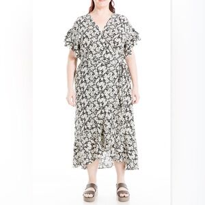 Max Studio High-Low Wrap Dress - NWT